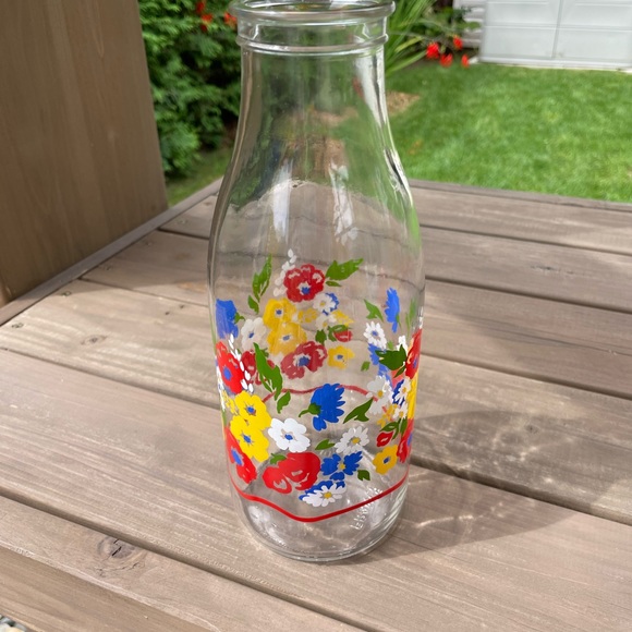 Vintage Milk jug ´Le Parfait’ from France with multi flowers - Picture 4 of 13